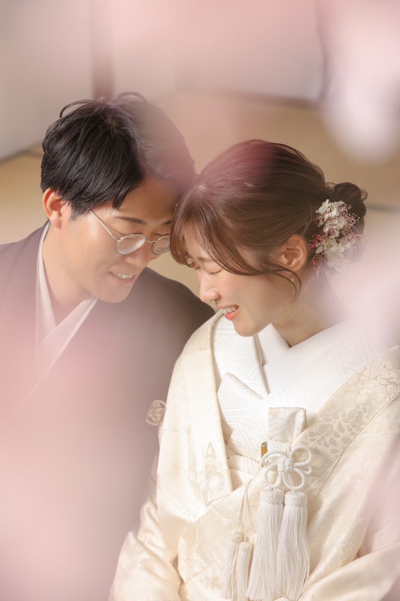 ピンクで包み込む