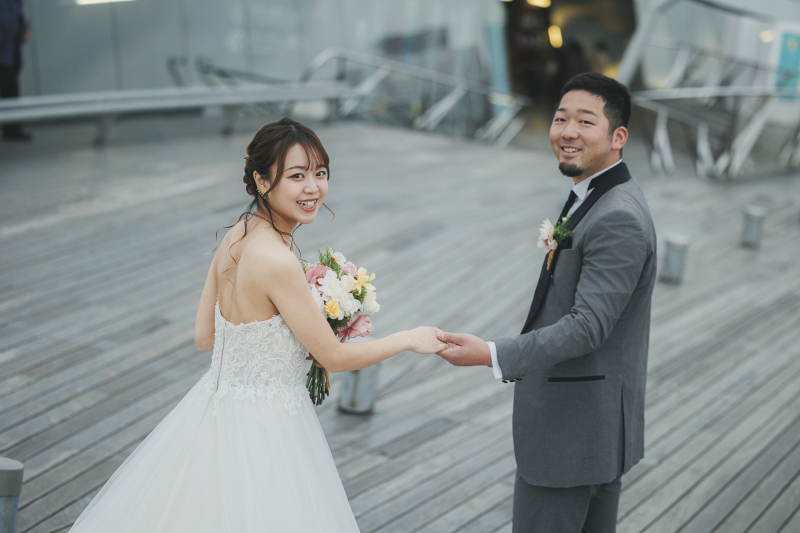 未来へと続く、振り返りショット