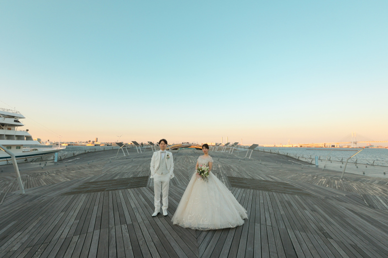 大さん橋を一望して