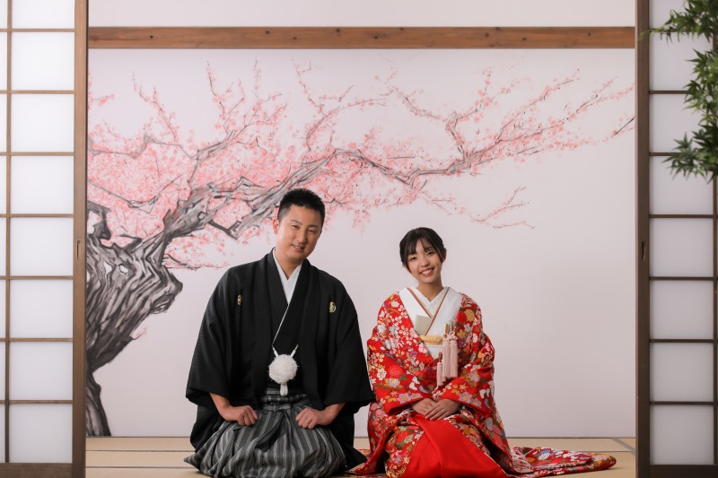 正座のお写真も