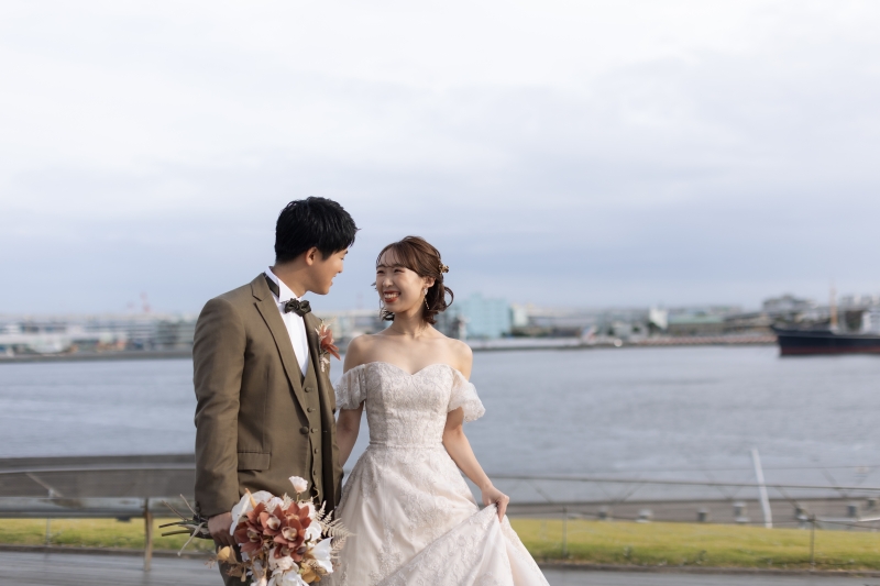 【今ならシーズン料金無料!】大桟橋ロケーションプラン ◇200カット以上全データ+20ページアルバム