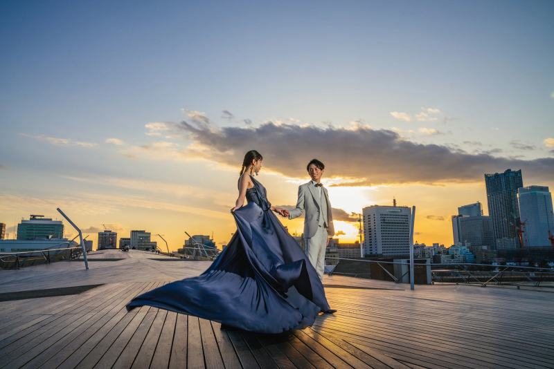 【今ならシーズン料金無料!】大桟橋夕景・夜景ロケーションプラン ◇たっぷり200カット以上全データ付◇美しい横浜を残すなら