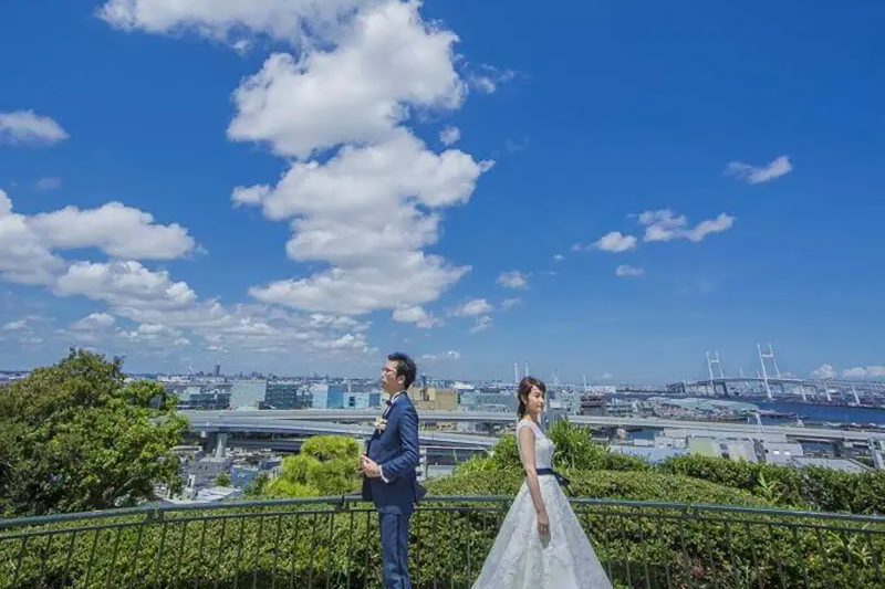 《選べる横浜エリア公園ロケーション》花や緑に囲まれて♪◇200カット以上全データ付き◇洋装でも和装でもOK!