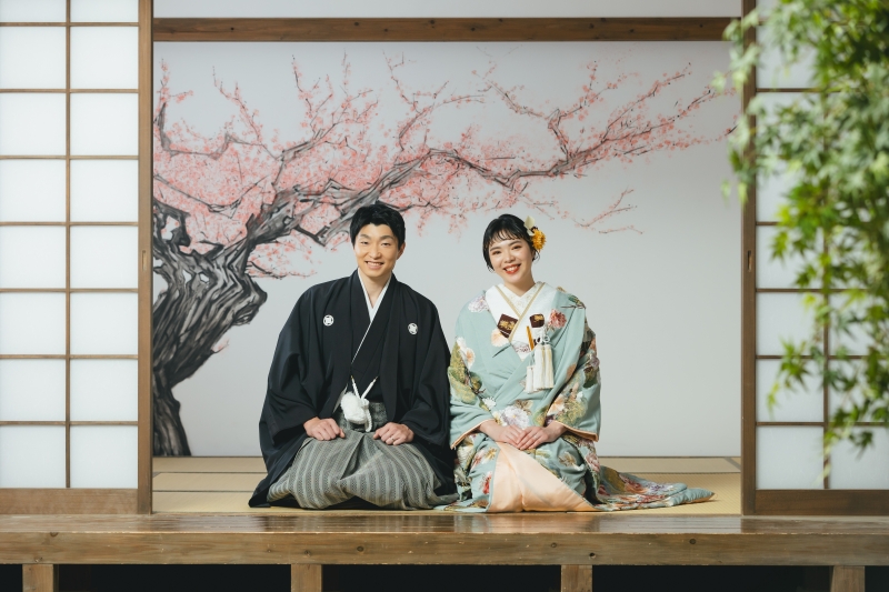 【みなとみらい店も利用OK】和装+洋装スタジオSELECTプラン◇好きなスタジオを組み合わせ≪ライブレタッチ(美整補正)付≫