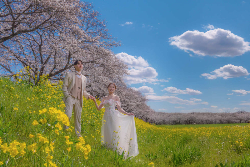 【伊豆・河津桜】先着限定33,000円オフ!!河津桜2箇所洋装ロケーション ◇300カット以上全データ付き