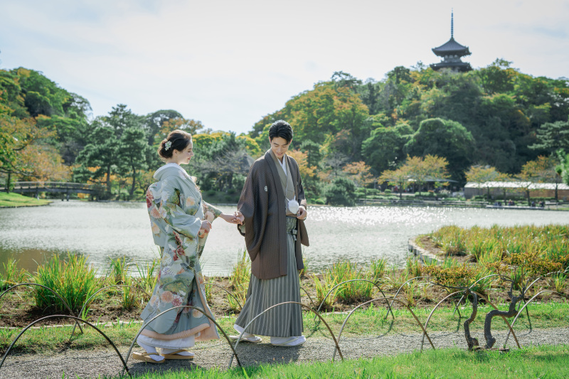 【2月撮影までがお得♪】〜衣装は充実の100着以上ご用意〜三渓園ロケーション◇たっぷり200カット以上全データ付◇