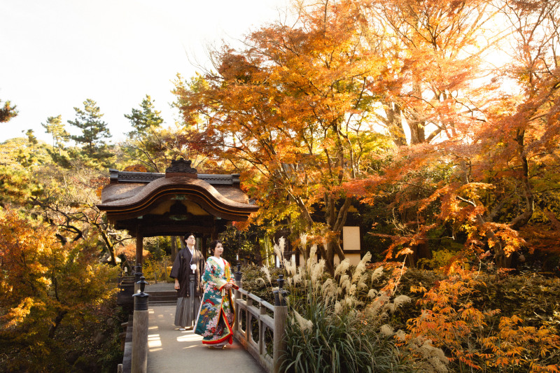 【紅葉受付残りわずか♪】〜衣装は充実の100着以上ご用意〜三渓園ロケーション◇たっぷり200カット以上全データ付◇