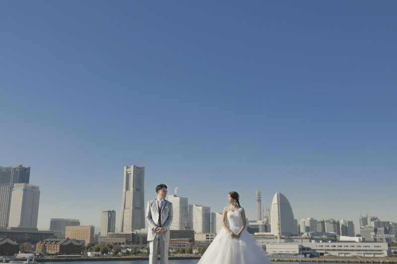 横浜の定番デートスポット!大桟橋ロケーションプラン◇台紙付写真1冊+20ページアルバム