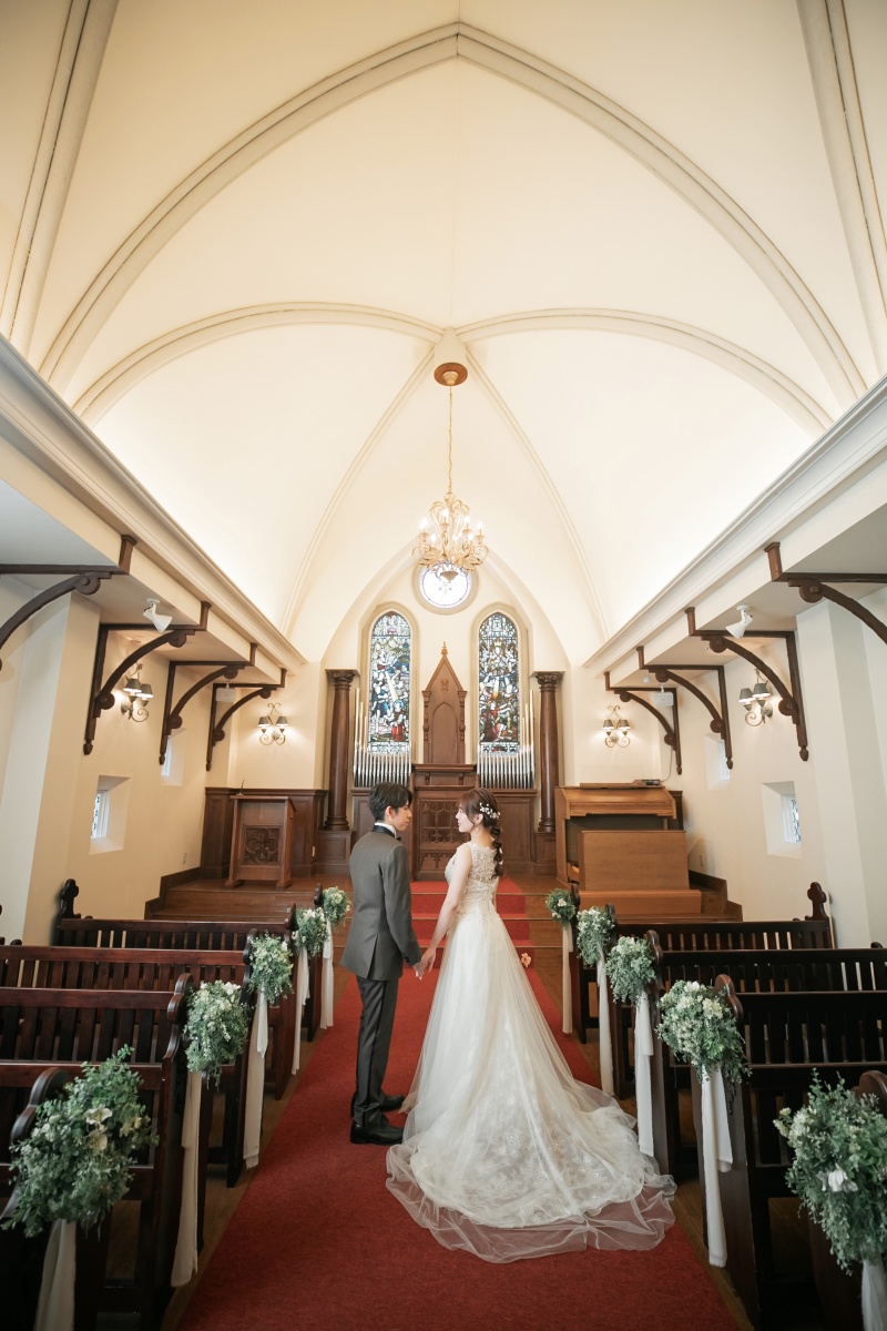 独立型チャペルでの撮影です