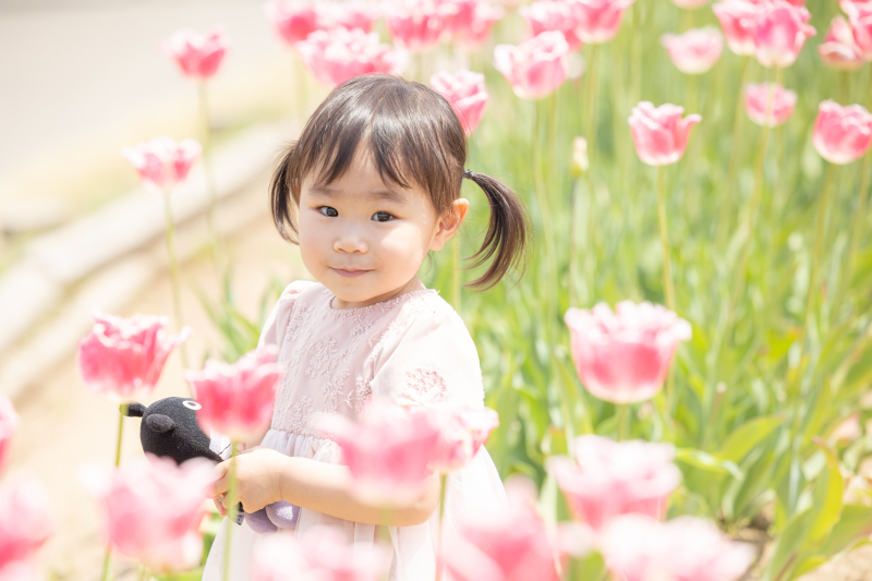 カメラにむかってはいちーず!