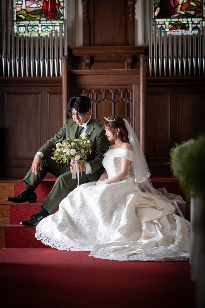 ウエディングドレス撮影