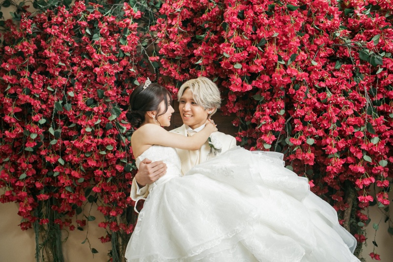 weddingDress×FlowerArch