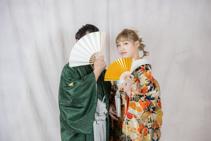 色打掛＋セルフィ―