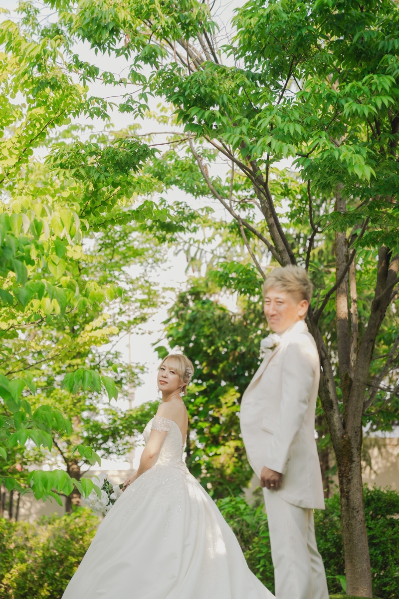 ウエディングドレス撮影です