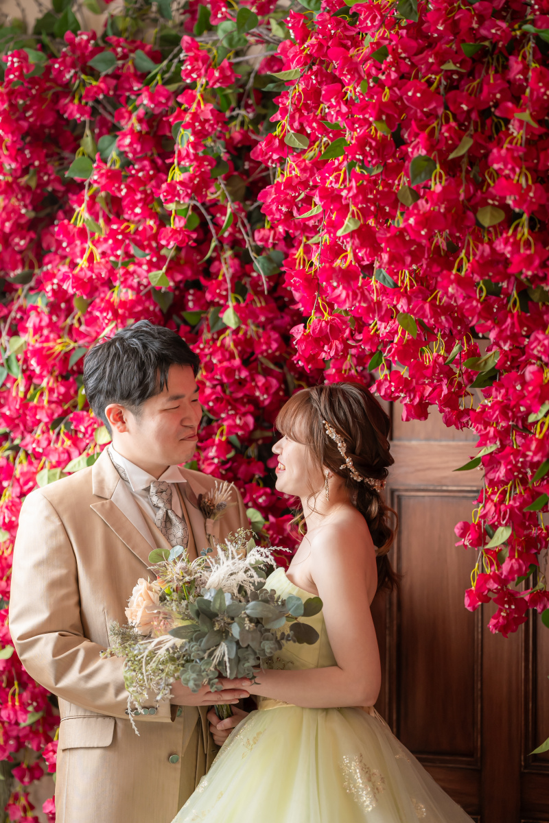 フラワーアーチ撮影