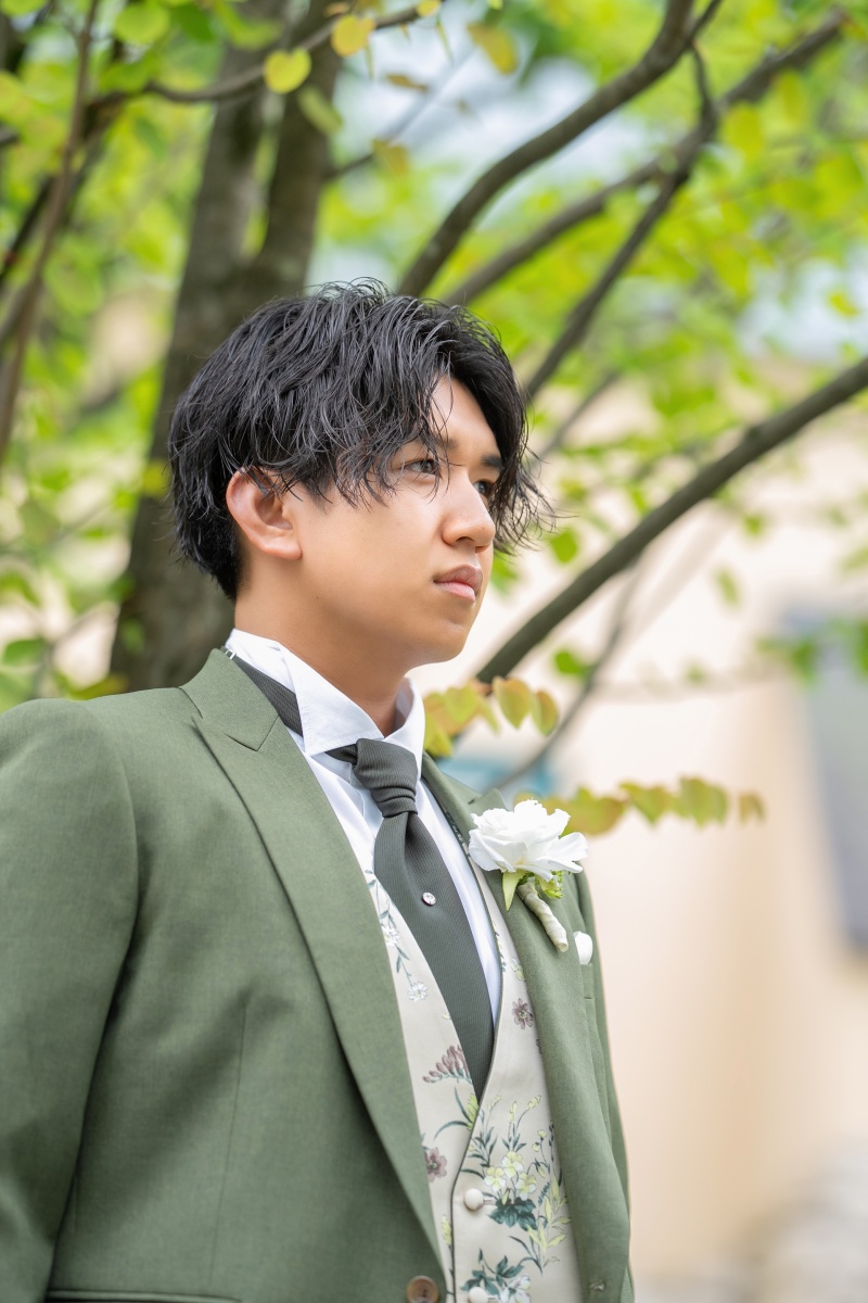 新郎さまソロショットです