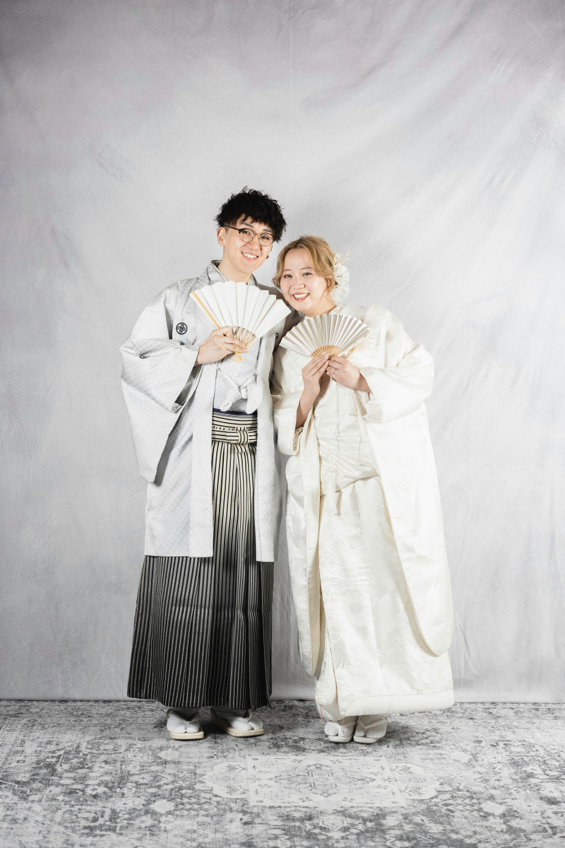 白無垢撮影＠グレー