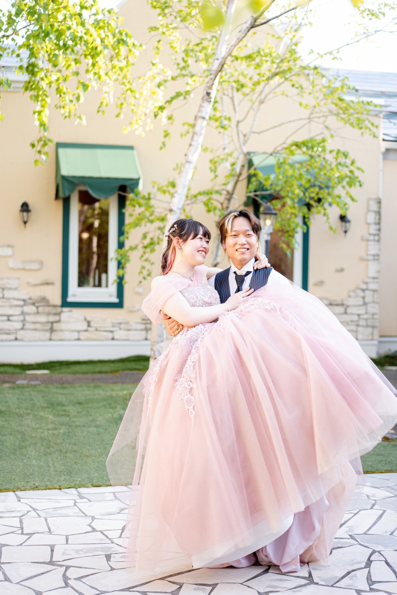 ラストはお姫様抱っこで！