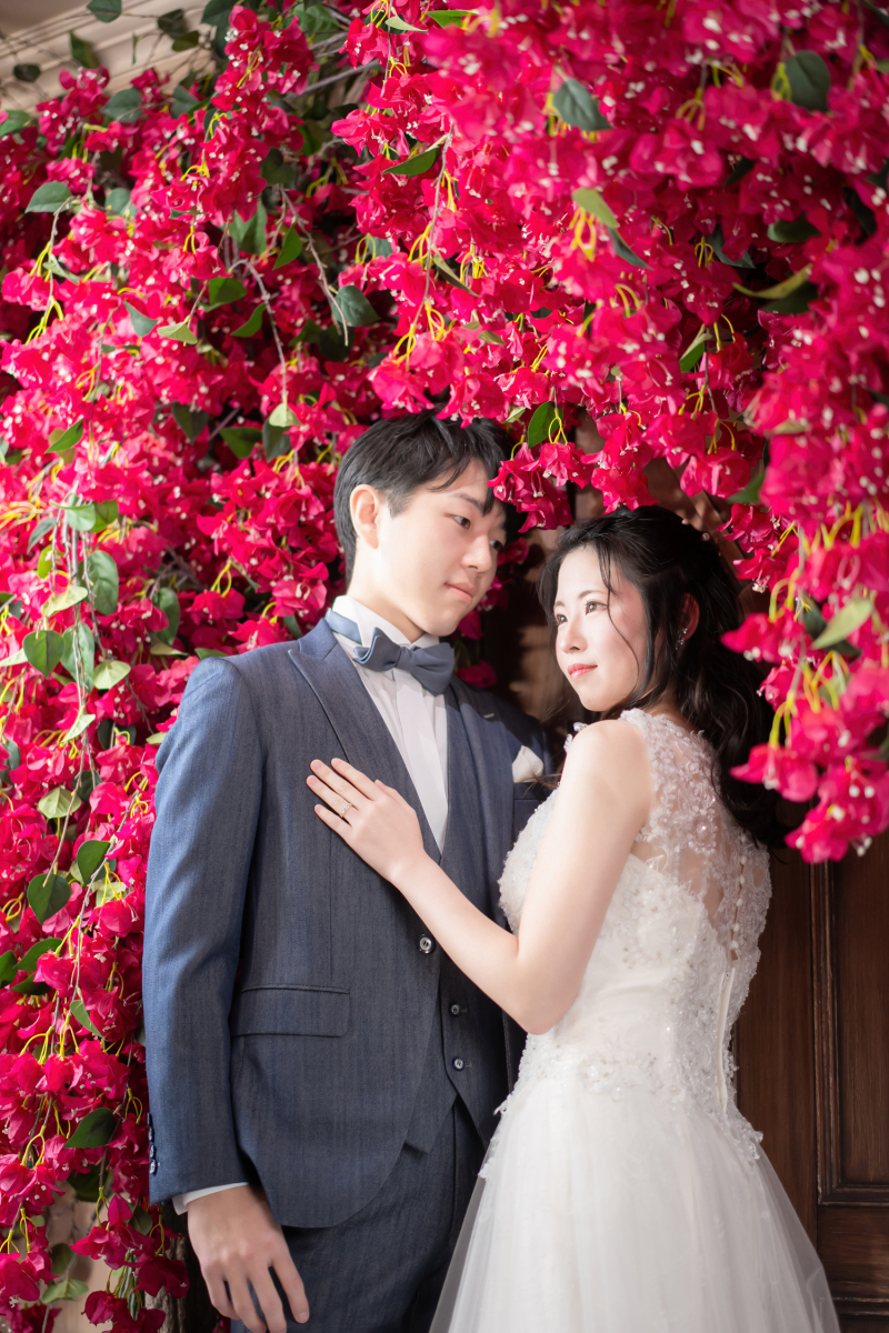 フラワーアーチ撮影