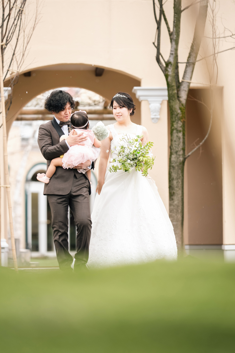 三人でお散歩ショット