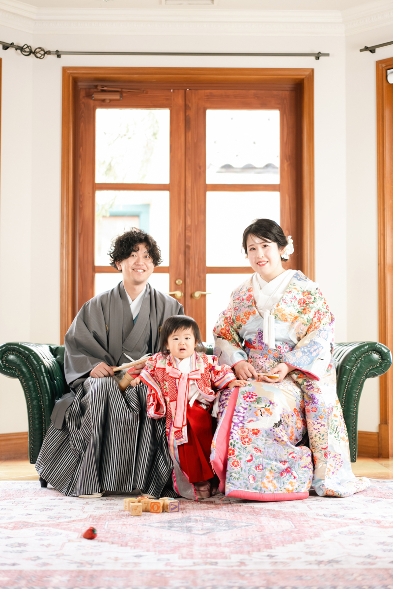 三人で和装を着ました