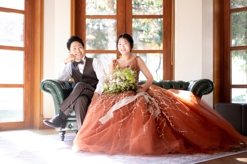 カラードレス撮影|@CAFE