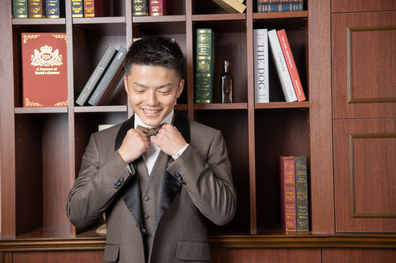 花婿のソロショット