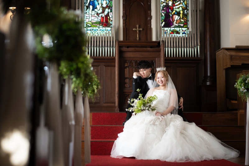 ウエディングドレス＠チャペル