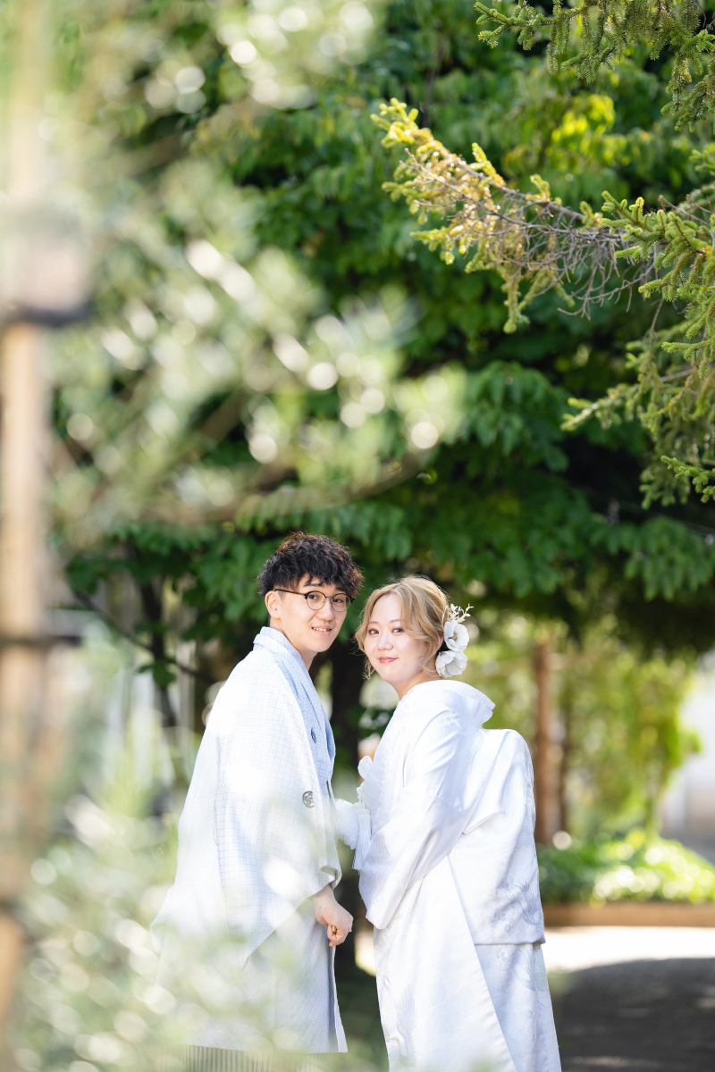 白無垢撮影＠ガーデン