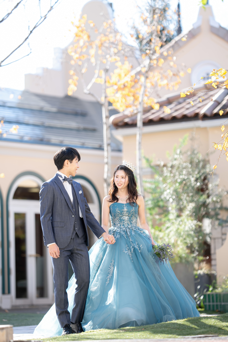 ガーデンに移動してお散歩ショット