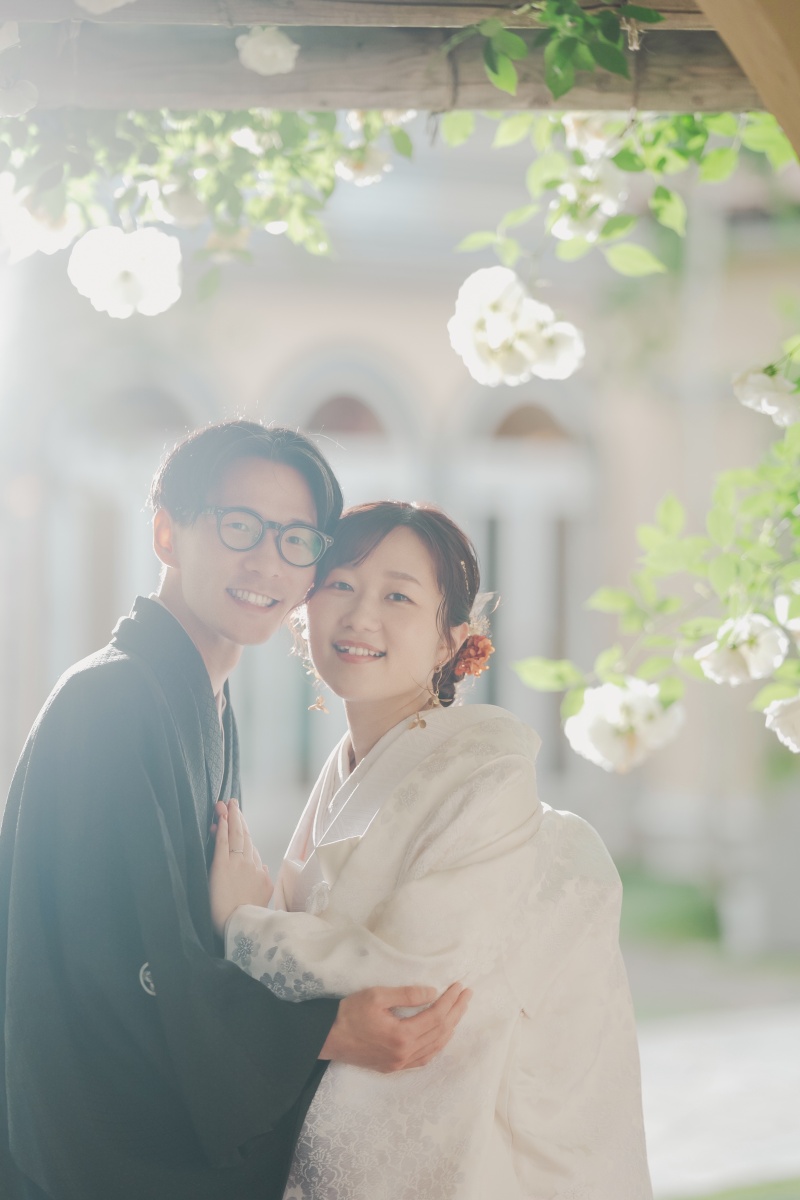 バラの時期の撮影です