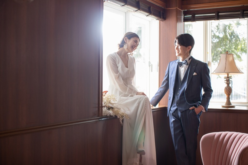 【スタンダード】和装＆ドレス2着プラン◆ガーデン・スタジオ◆6シーン撮影