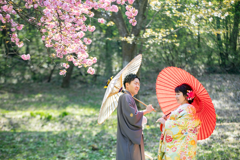 【悠久山の桜フォト】2026年桜プラン|衣装＋着付け＋ヘアセットメイク＋撮影＋データ＋アルバム一冊、全て込み