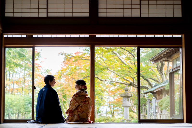 10月末までの撮影【紅葉でロケフォト】新潟県内で撮影可能\衣装&撮影&アルバムデータ&レタッチ&エステ全部込み