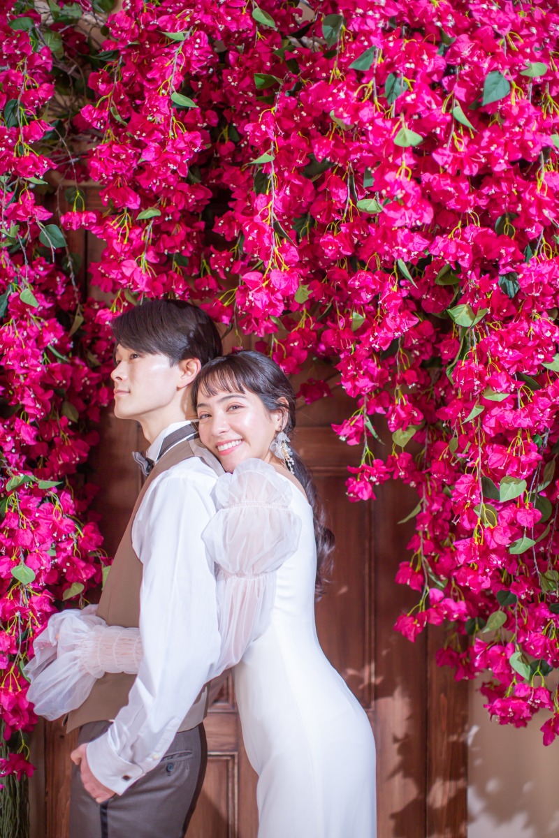 和装・洋装3着プラン＋市内出張撮影　ガーデン・スタジオを含めたお好きな6シーンで撮影