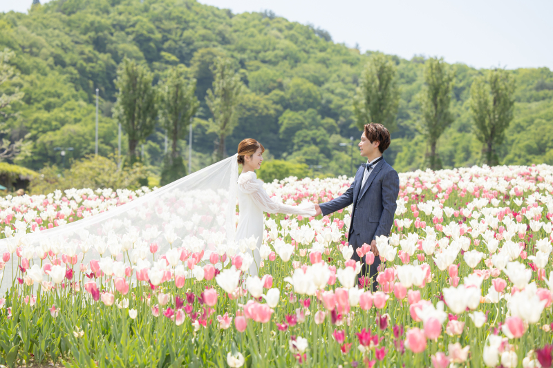 【春の花とロケフォト】丘陵公園や海で撮影可能＼大自然に囲まれて／衣装＋着付け＋ヘアセットメイク＋撮影＋データ＋アルバム一冊