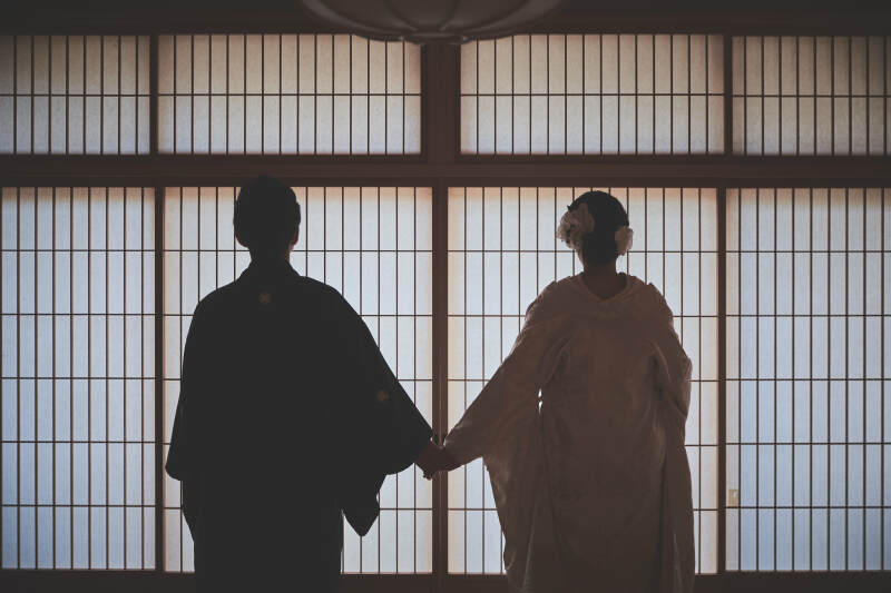 和室シルエット