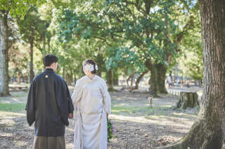 奈良公園和装前撮り