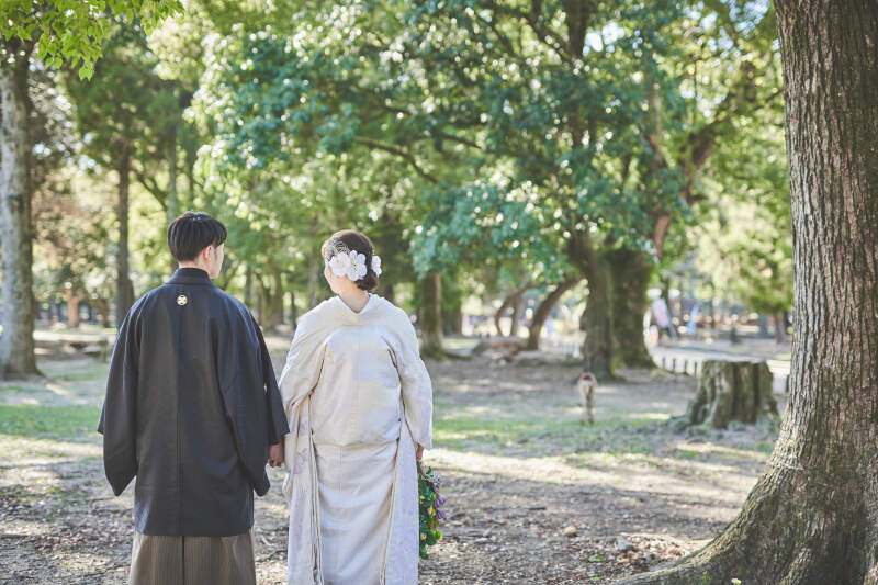 奈良公園和装前撮り
