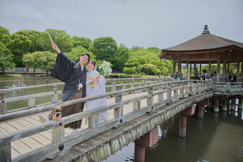 新緑シーズン限定プラン!【和装1点ロケ地2箇所プラン「奈良公園ー浮見堂」】 ¥122,000 全データ込み 土日祝日料金も無