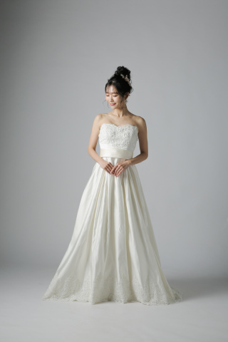 サテンボックスプリーツスカート/WD01072