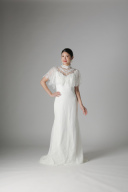 ケープ風ハイネックマーメイド/WD01087