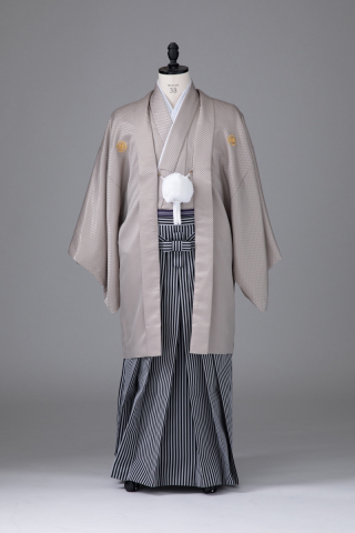 グレージュ×仙台平