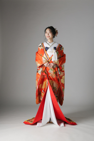 金雲取文様 舞鶴 / IU00902