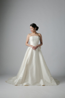 胸元レースシンプルAライン/WD00919