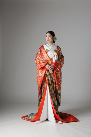 鳳凰 枝垂れ桜 松 / IU00927