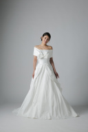 リボンモチーフシンプルサテン/WD01015