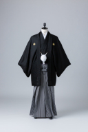 正絹黒×仙台平