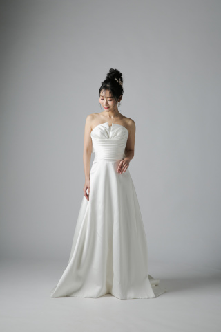 胸元二重ウエストプリーツ/WD00872