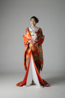 金雲取文様　扇 / IU00899